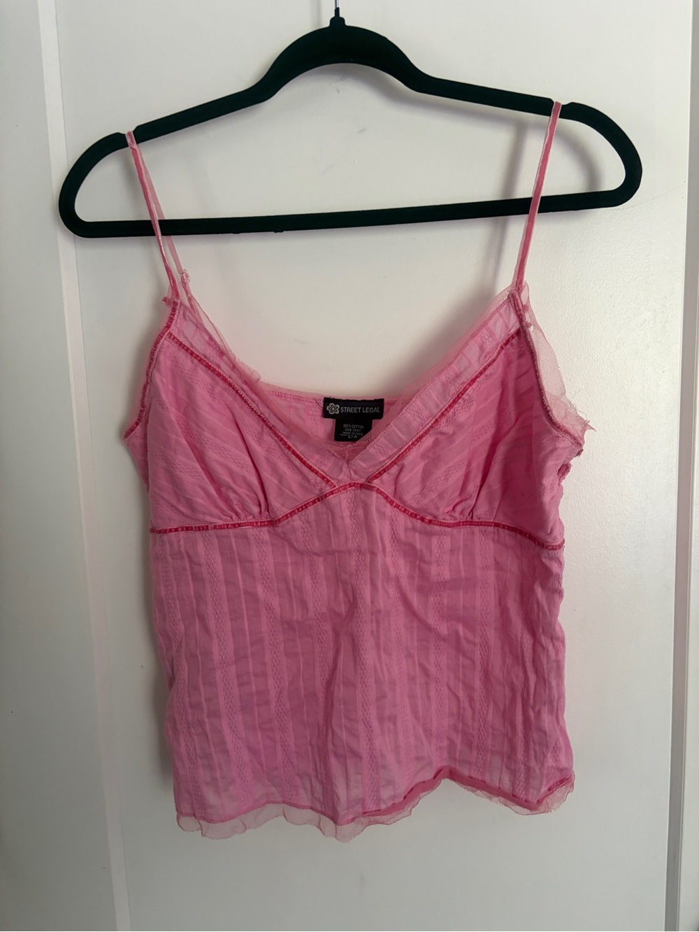 Vintage Y2K babydoll pink Tank Top - Picture 5 of 13